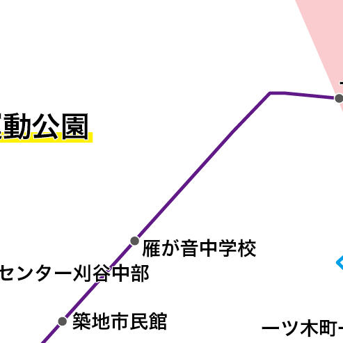 路線図ドットコム 愛知県 知立市 ミニバス 路線図