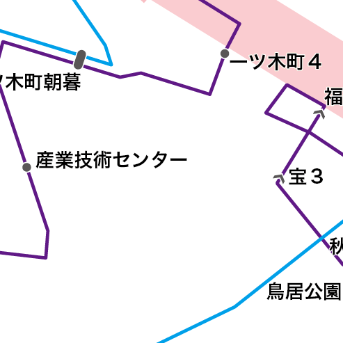路線図ドットコム 愛知県 知立市 ミニバス 路線図 路線図ドットコム 愛知県 知立市 ミニバス 路線図