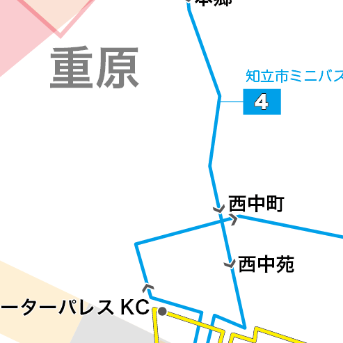 路線図ドットコム 愛知県 知立市 ミニバス 路線図 路線図ドットコム 愛知県 知立市 ミニバス 路線図