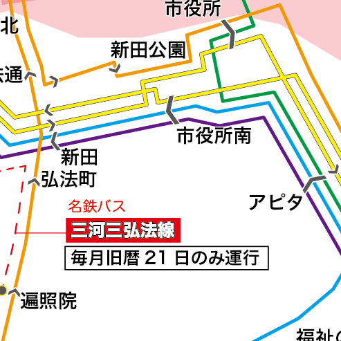 路線図ドットコム 愛知県 知立市 ミニバス 路線図 路線図ドットコム 愛知県 知立市 ミニバス 路線図