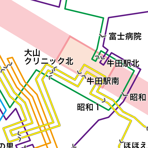 路線図ドットコム 愛知県 知立市 ミニバス 路線図